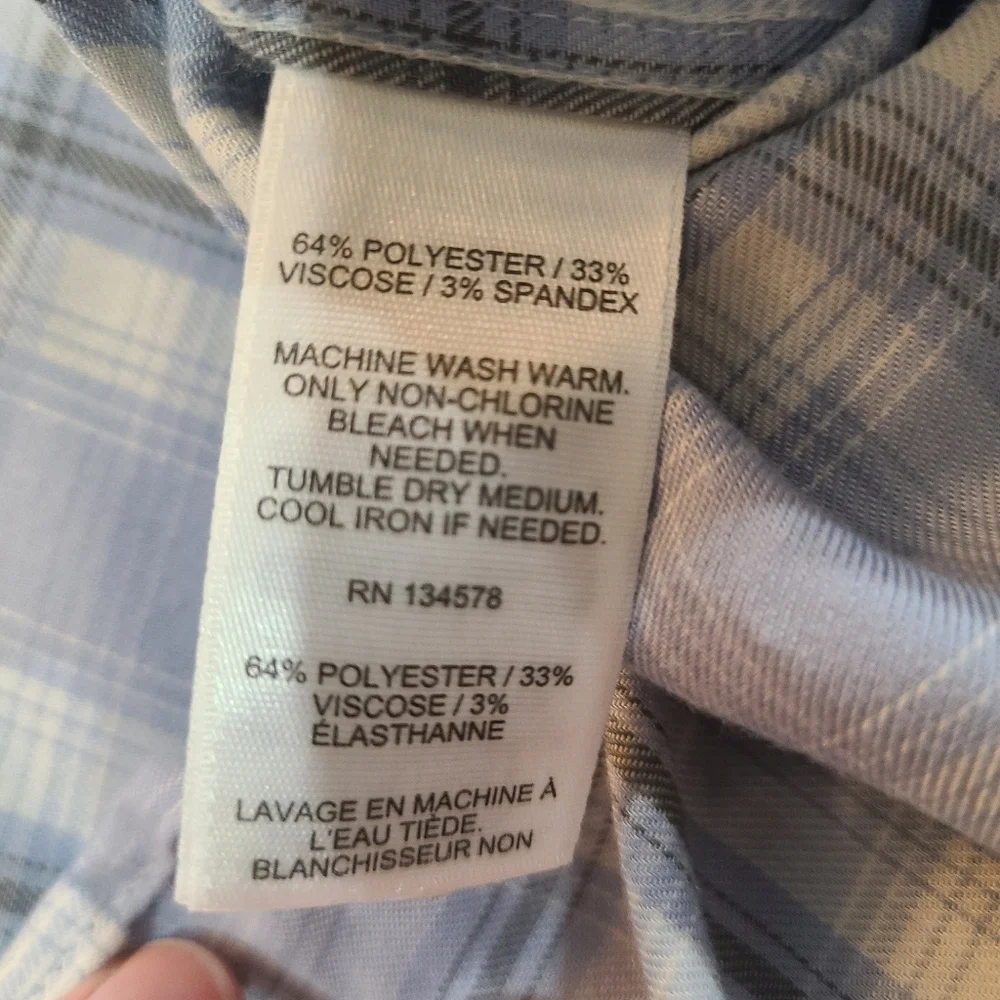 NEW Vineyard Vines Shirt Brushed Twill Plaid On The Go OTG Performance Button Up - Picture 6 of 11